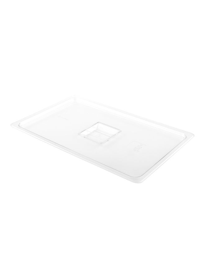 Restaurantware LID ONLY: Met Lux Lid For Full Size Food Pans, 1 Freezer-Safe Lid For Commercial Food Storage Container - Containers Sold Separately, For Kitchens, Restaurants, Or Cafeterias  - Image 1