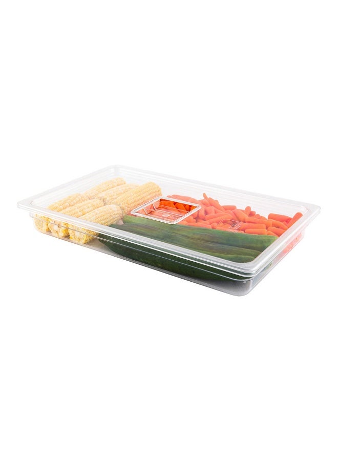 Restaurantware LID ONLY: Met Lux Lid For Full Size Food Pans, 1 Freezer-Safe Lid For Commercial Food Storage Container - Containers Sold Separately, For Kitchens, Restaurants, Or Cafeterias  - Image 2
