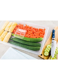 Restaurantware Restaurantware-LID ONLY: Met Lux Lid For Full Size Food Pans, 1 Freezer-Safe Lid For Commercial Food Storage Container - Containers Sold Separately, For Kitchens, Restaurants, Or Cafeterias  - Image 3