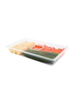 Restaurantware Restaurantware-LID ONLY: Met Lux Lid For Full Size Food Pans, 1 Freezer-Safe Lid For Commercial Food Storage Container - Containers Sold Separately, For Kitchens, Restaurants, Or Cafeterias  - Image 2