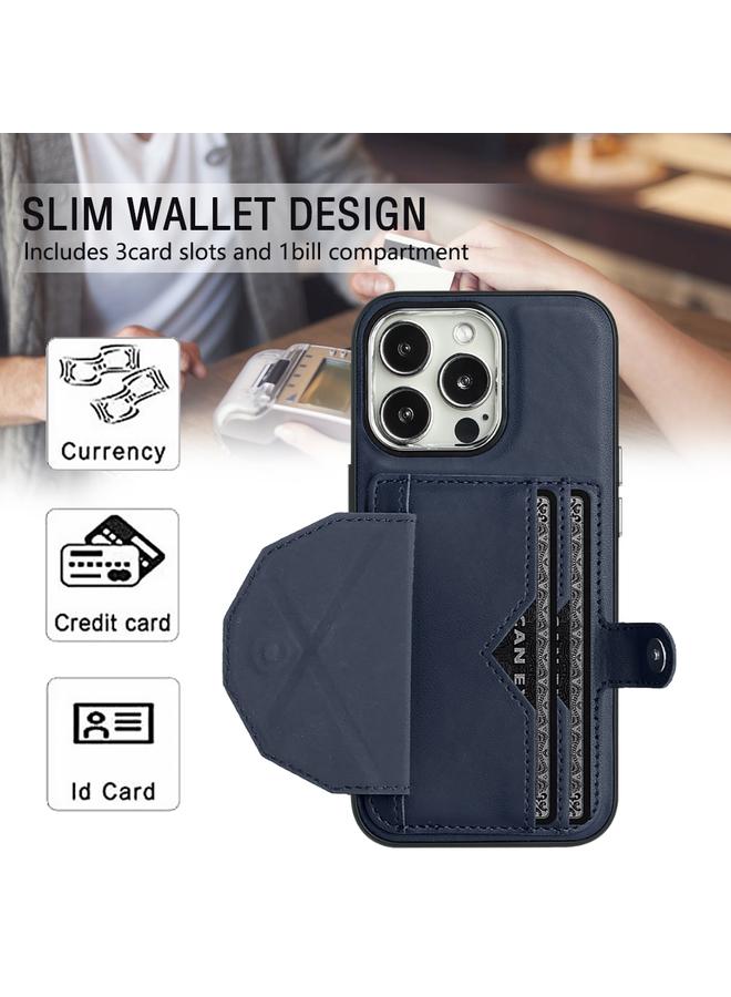 Zaboon Case For iPhone 13 Pro Shockproof Leather Phone Case with Card Holder - Image 4