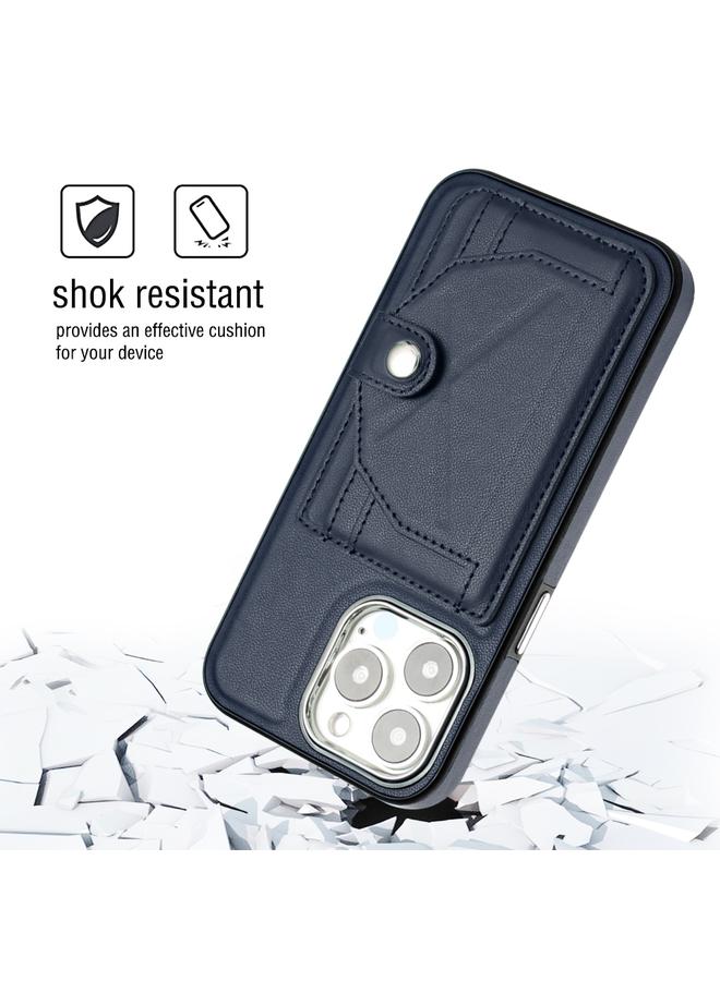 Zaboon Case For iPhone 13 Pro Shockproof Leather Phone Case with Card Holder - Image 3