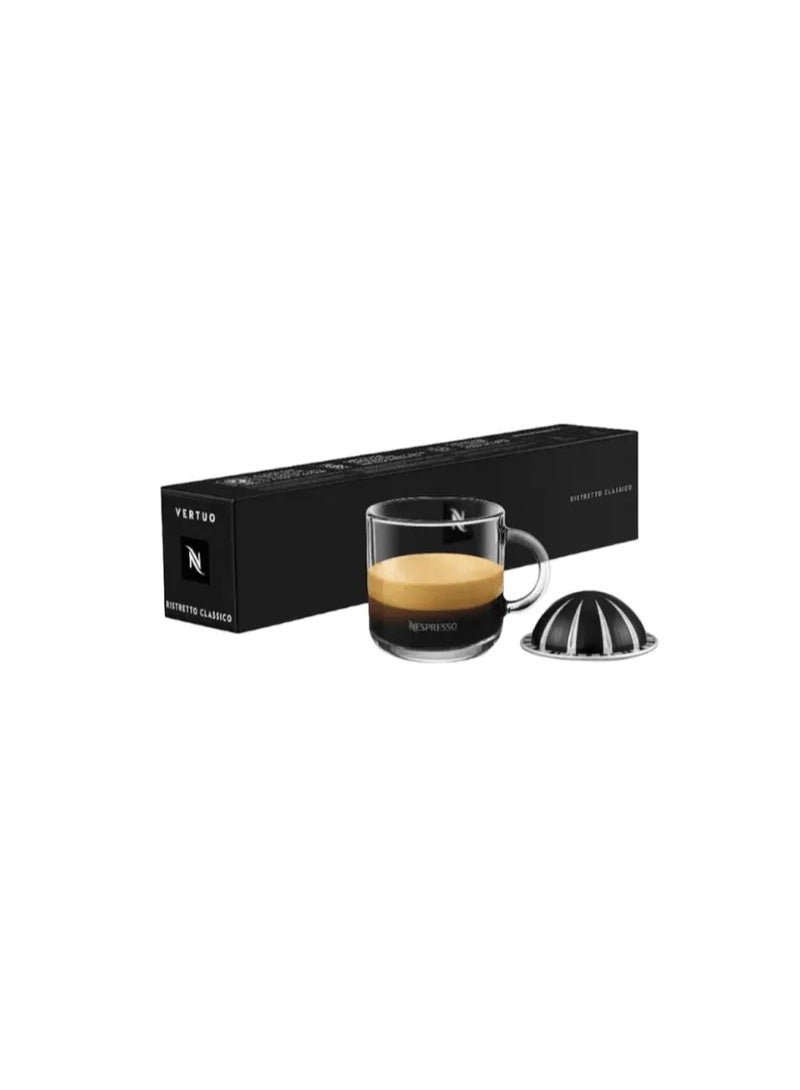 Nespresso Ristretto Classico Vertuo Capsules - 10 Capsules