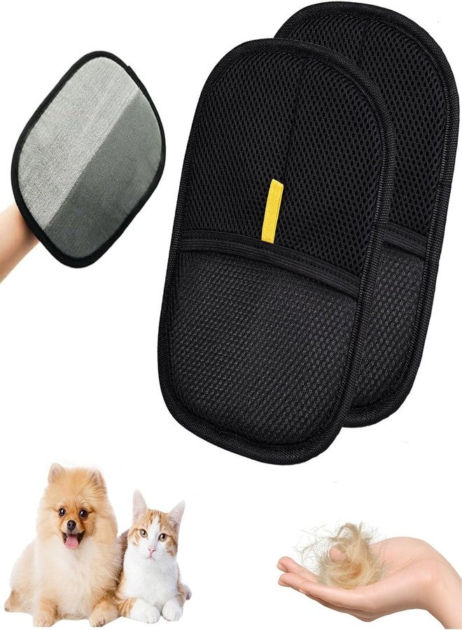 CLICKSY [1-pcs] Cat Hair Brush Gloves Pet Shedding Glove Pet Hair Remover Tool for Cats Dogs Reusable Electrostatic| Pet Supplies | Dog Supplies | Grooming | Brushes, Combs & Rakes (23x21.5cm) - Image 1