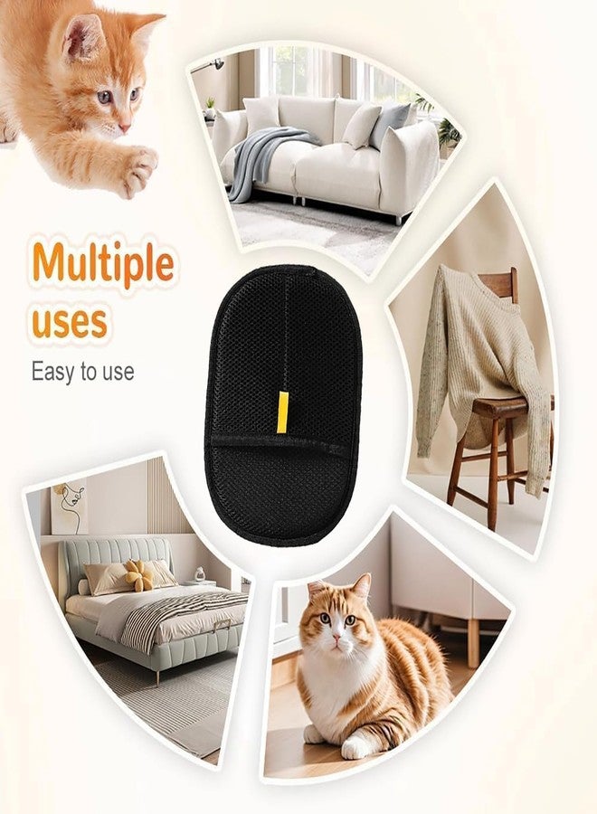 CLICKSY [1-pcs] Cat Hair Brush Gloves Pet Shedding Glove Pet Hair Remover Tool for Cats Dogs Reusable Electrostatic| Pet Supplies | Dog Supplies | Grooming | Brushes, Combs & Rakes (23x21.5cm) - Image 3