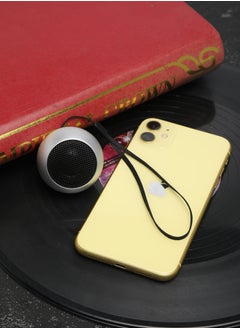 Generic Mini wireless speaker HD sound quality Silver  - Image 2