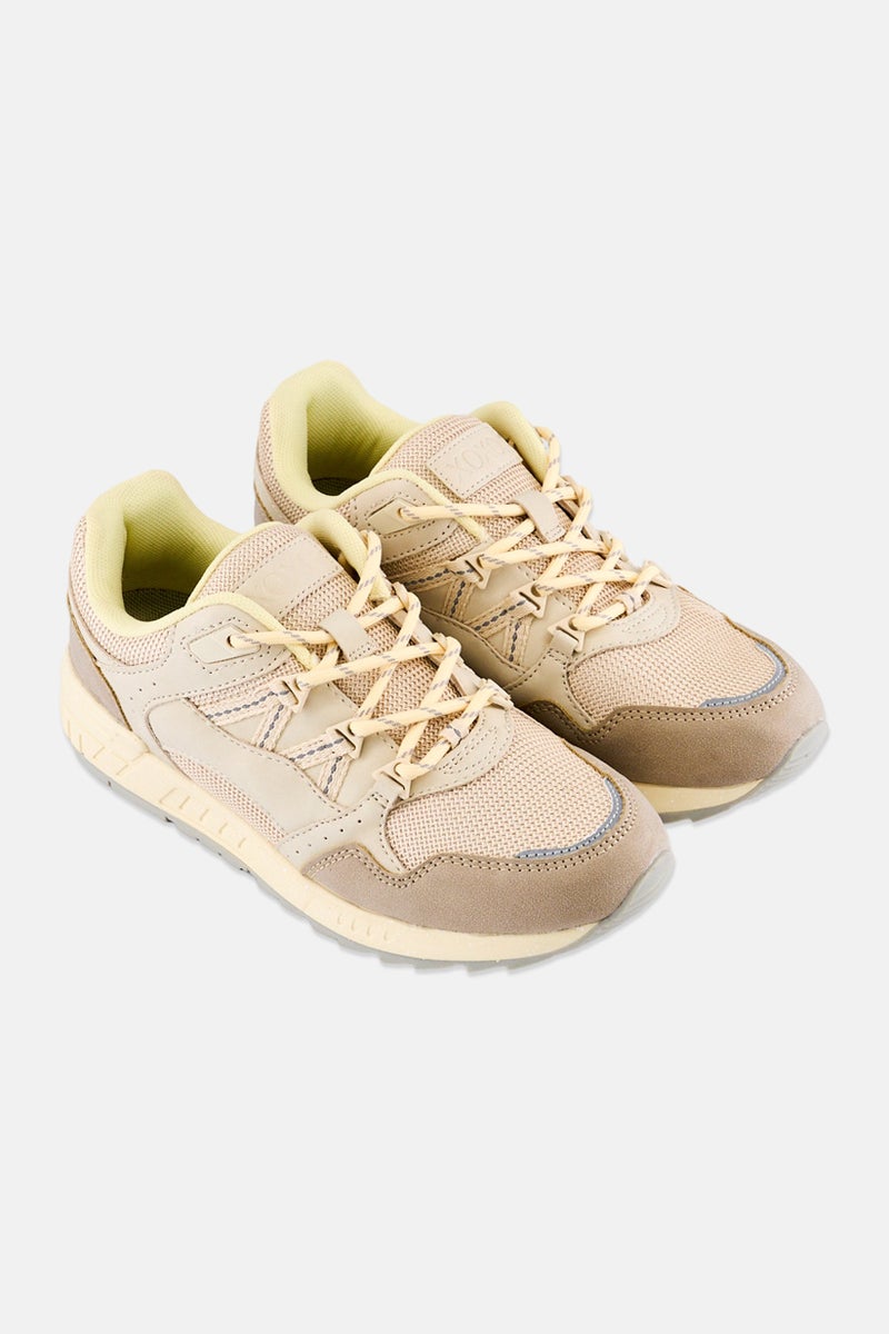 XOXO Women Brand Logo Lace Up Casual Shoes, Beige - Image 3