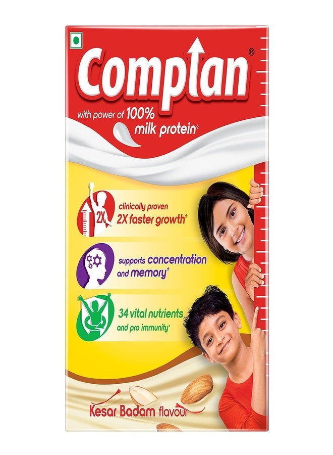 Complan Nutrition Drink Powder for Children, Creamy Classic Flavour, 1 kg Carton & Kesar Badam 500g | Nutrition drink for kids with protein & 34 vital nutrients - Image 5