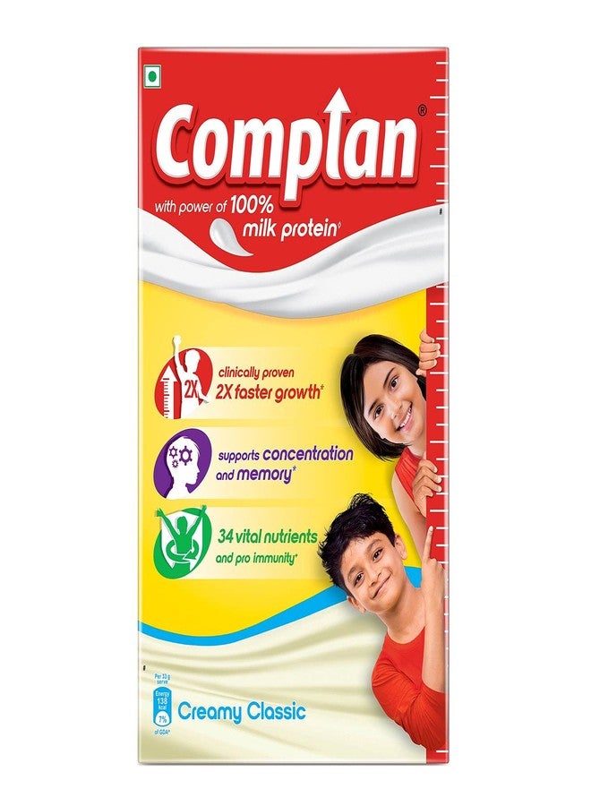 Complan Nutrition Drink Powder for Children, Creamy Classic Flavour, 1 kg Carton & Kesar Badam 500g | Nutrition drink for kids with protein & 34 vital nutrients - Image 2
