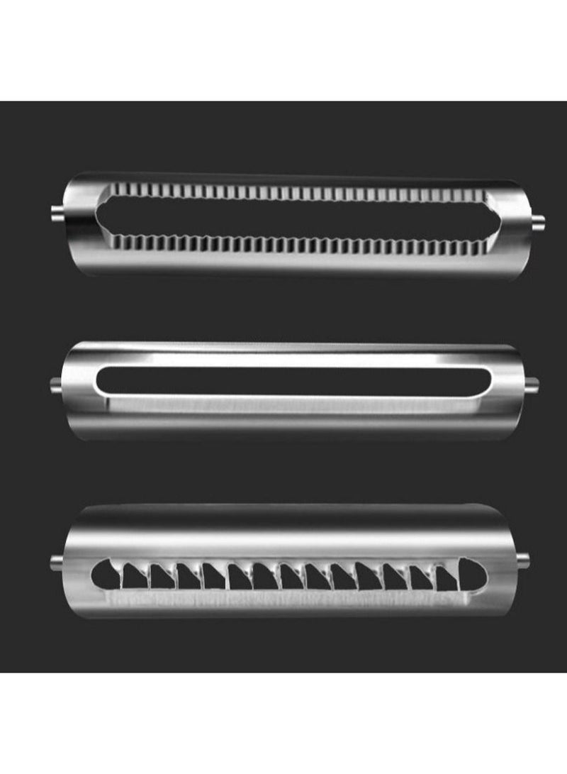 DubaiGallery مقشرات خضار وفواكه متعددة الوظائف ثلاثية الأبعاد ملحقات المطبخ قشارة فواكه من الفولاذ المقاوم للصدأ أدوات المطبخ - Image 4