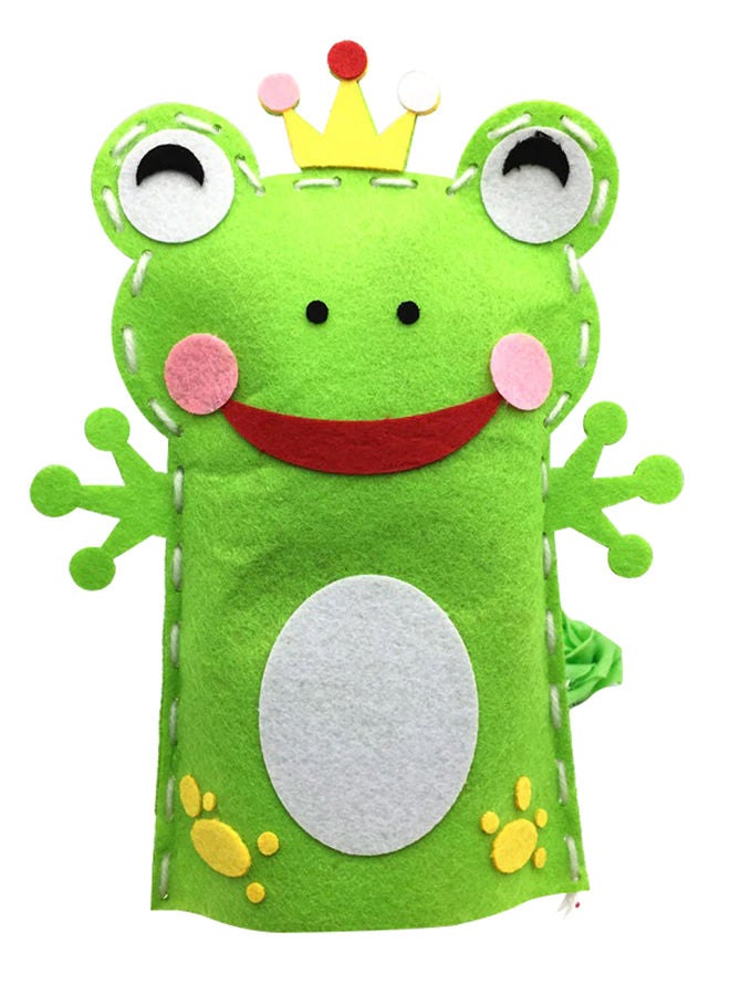 NIBEMINENT Handmade DIY Felt Frog Sewing Set For Kids 22cm - Image 1