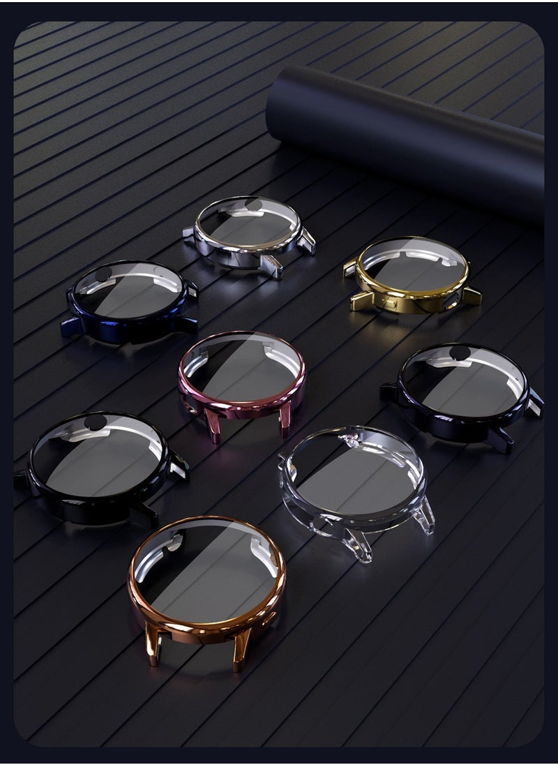 BGM 8 Pcs Case Compatible with Huawei Watch GT 3/GT 3 Pro 46MM Electroplated Clear/Black/Gold/Silver/Pink/Rose Gold/Blue/Black Currant  - Image 1