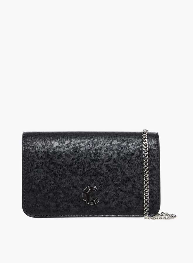 Le Confort Solid Crossbody Bag with Detachable Chain Strap