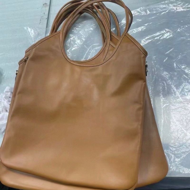 New Hobo Tote Shopping Bag Tote Armpit Bag Cowhide Bag Shoulder Handbag Versatile Commuter Bag - Image 5
