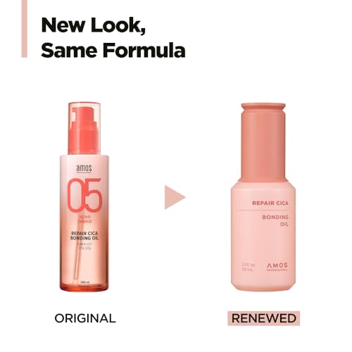 AMOS PROFESSIONAL Repair Cica Bonding Hair Oil l With Cica Protein for Split Ends & Breakage, Deep Nourishing & Shine Boost l Bonding Technology, 3.3 fl. oz. - Image 2