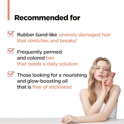 AMOS PROFESSIONAL Repair Cica Bonding Hair Oil l With Cica Protein for Split Ends & Breakage, Deep Nourishing & Shine Boost l Bonding Technology, 3.3 fl. oz. - Image 4