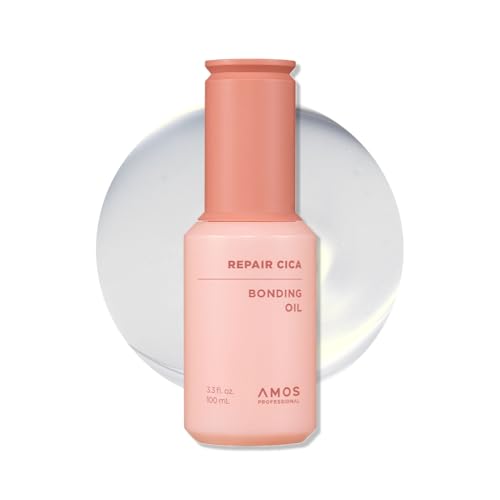 AMOS PROFESSIONAL Repair Cica Bonding Hair Oil l With Cica Protein for Split Ends & Breakage, Deep Nourishing & Shine Boost l Bonding Technology, 3.3 fl. oz. - Image 1