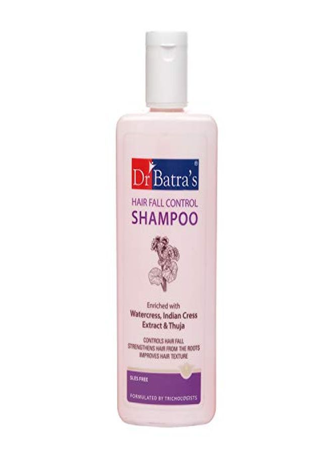 Dr Batra's Hair Fall Control Shampoo Enriched With Watercress Hair Shampoo For Hair Fall And Regrowth Indian Cress Extract And Thuja 200 Ml - Image 2