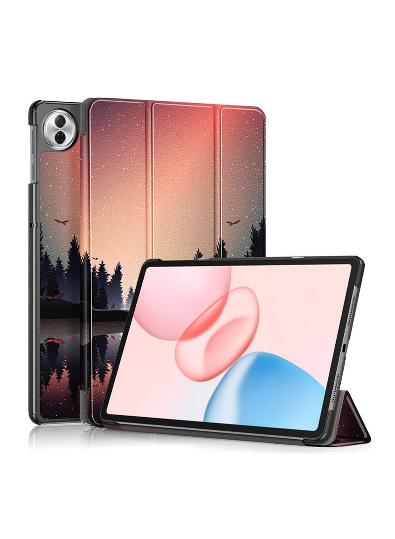HONOR Pad 10 2025 12.1-inch Protective Case Ultra-thin Three-fold Stand Protective Case Precise Fit Stable Support Scratch-resistant and Wear-resistant