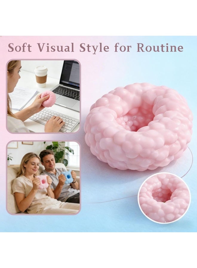 2 Pcs Crunchy Noisy Stress Balls, Ice Skin Crunchy Squishy Balls, Soft Moldable Squeeze Balls for Home Office or Travel - Image 4