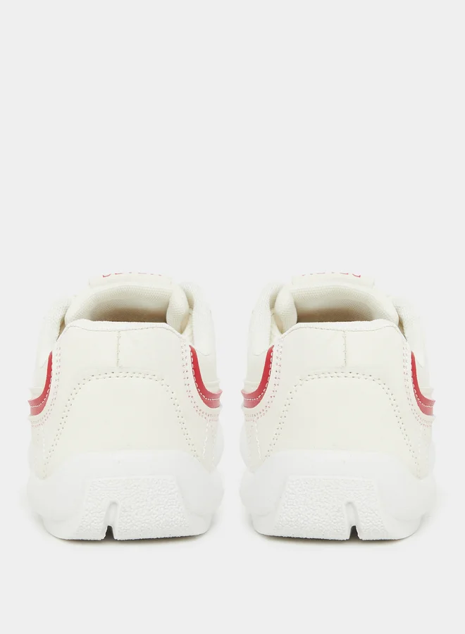 Styli Styli Panelled Lace Up Sneakers