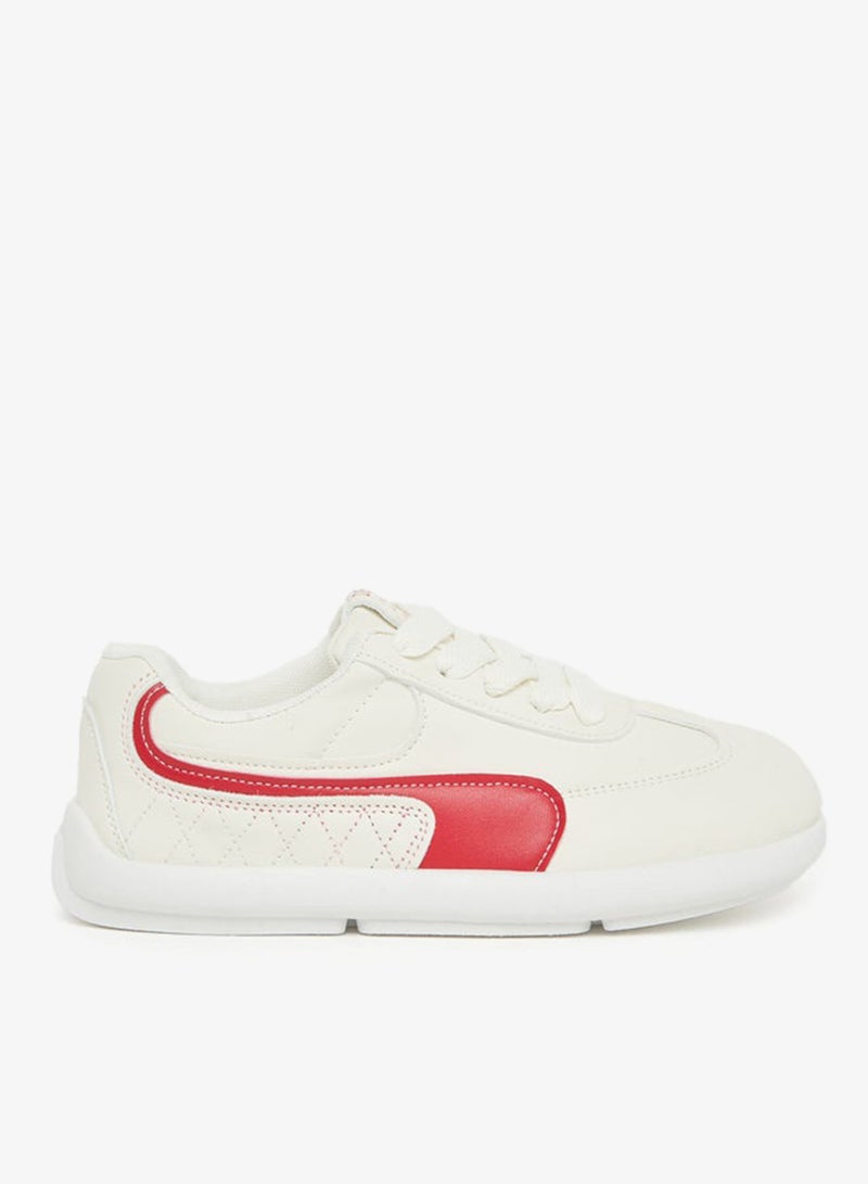 Styli Active Panelled Lace Up Sneakers - Image 1