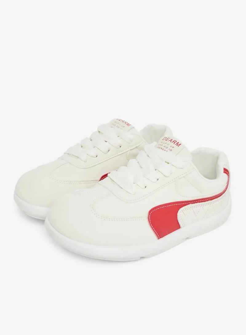 ستايلي اكتيف حذاء رياضي برباط مزين بالدانتيل