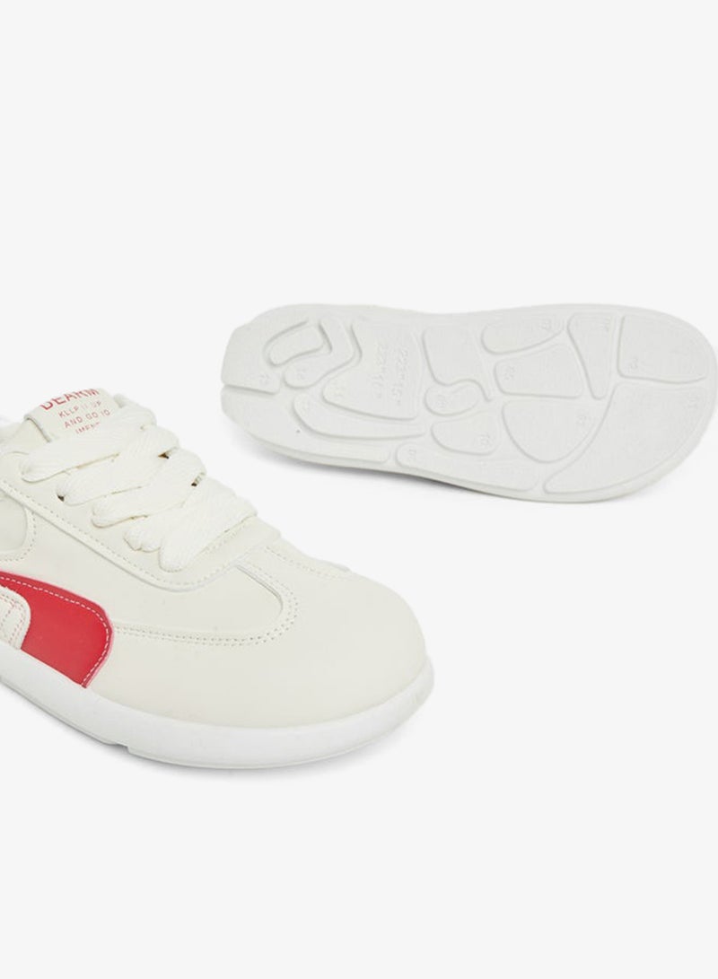 Styli Active Panelled Lace Up Sneakers - Image 3