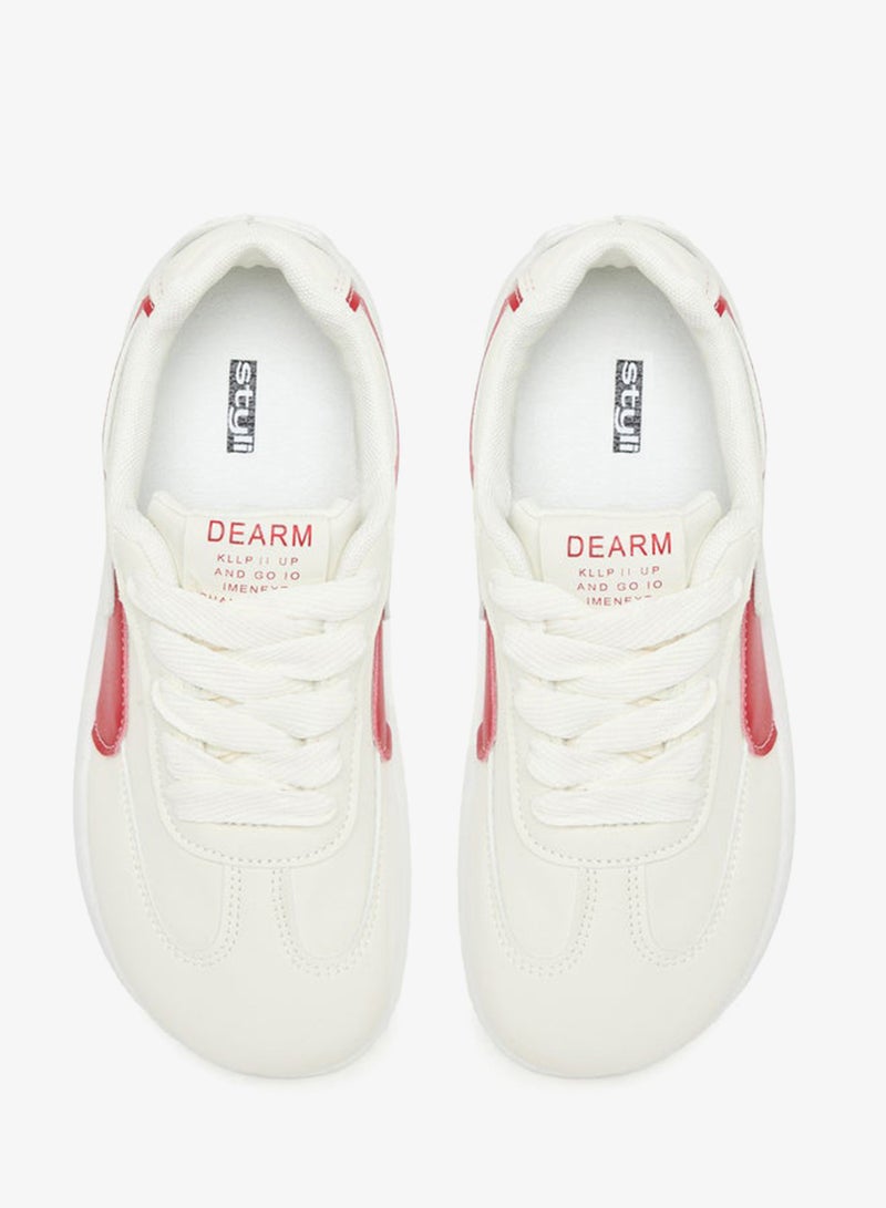 Styli Active Panelled Lace Up Sneakers - Image 5