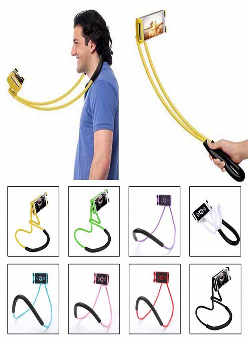 Lazy Hanging Neck Phone Stands Necklace Cellphone Support Bracket - Image 5