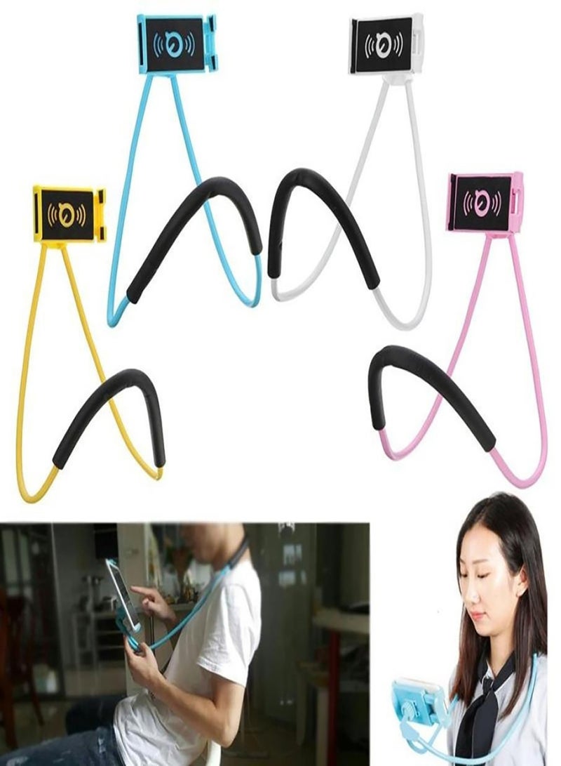 Lazy Hanging Neck Phone Stands Necklace Cellphone Support Bracket - Image 4