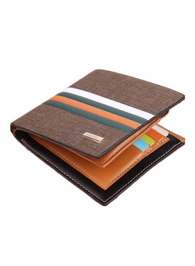 BOGESI Short Bifold Wallet Multicolour