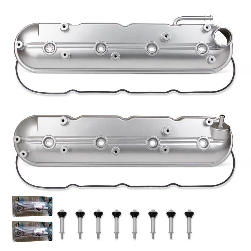 MILIPARTS Valve Cover Compatible with Chevy Avalanche Silverado 19992008 Gmc Sierra Savana 19992008 Buick Rainier 20032008 Cadillac Escalade 20022008 48L 53L 60L Replace 12570427 12582224