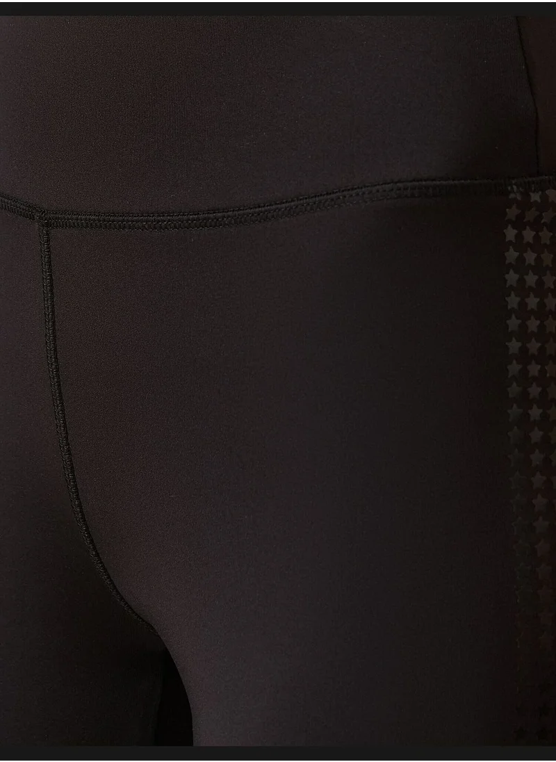 كوتن Star Printed Sport Biker Leggings