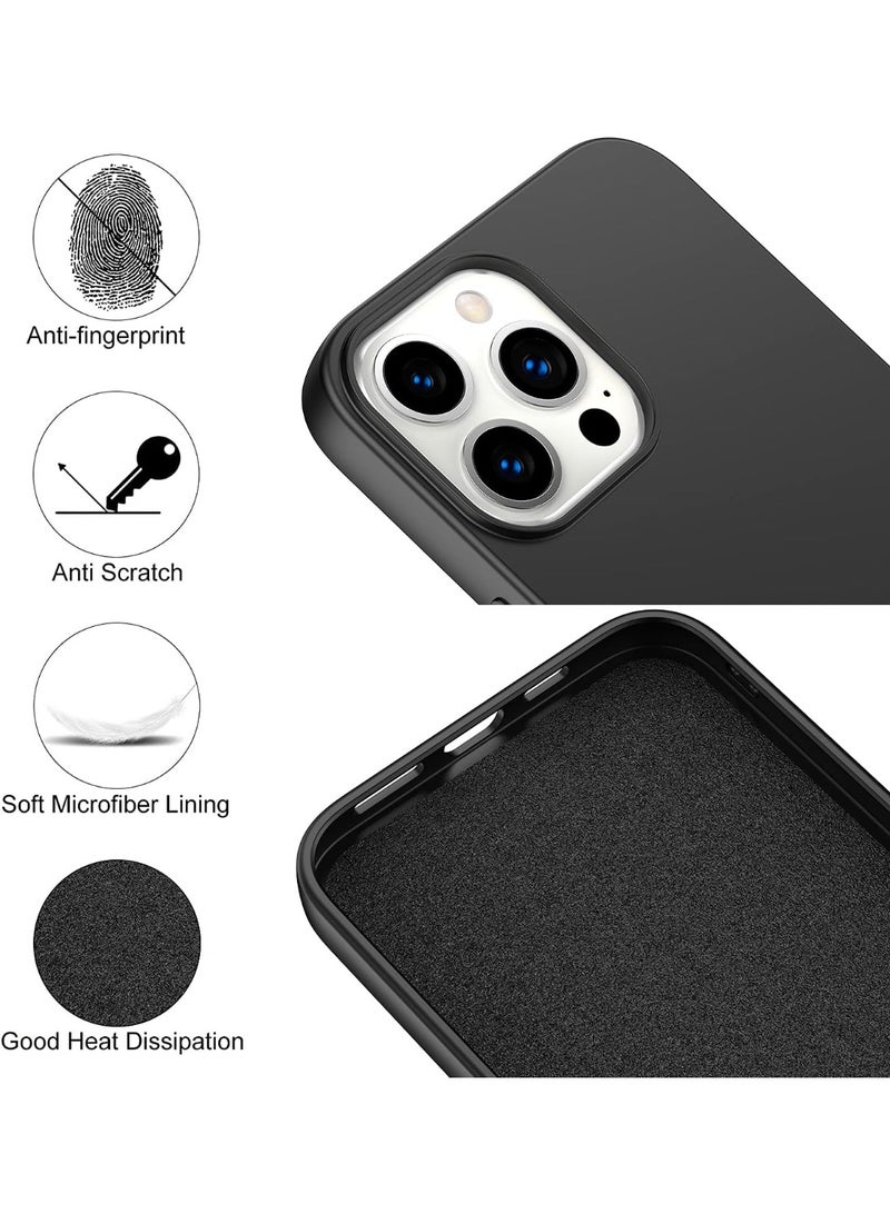 iPhone 14 Pro Max Case Cover Silky-Soft Touch Full-Body Protective Case with Microfiber Lining Cover For iPhone 14 Pro Max 6.7-inch - Image 5