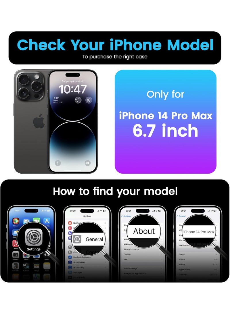 iPhone 14 Pro Max Case Cover Silky-Soft Touch Full-Body Protective Case with Microfiber Lining Cover For iPhone 14 Pro Max 6.7-inch - Image 2