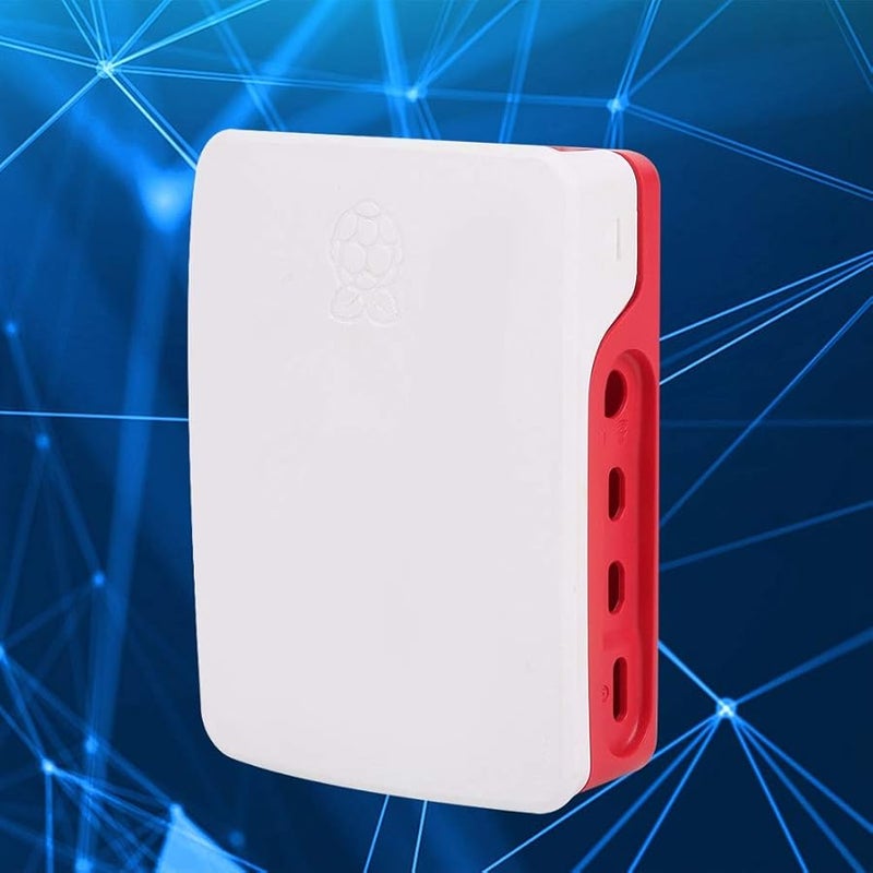 Raspberry Pi 4B Official ABS Case Protective Shell White Red white red - Image 5