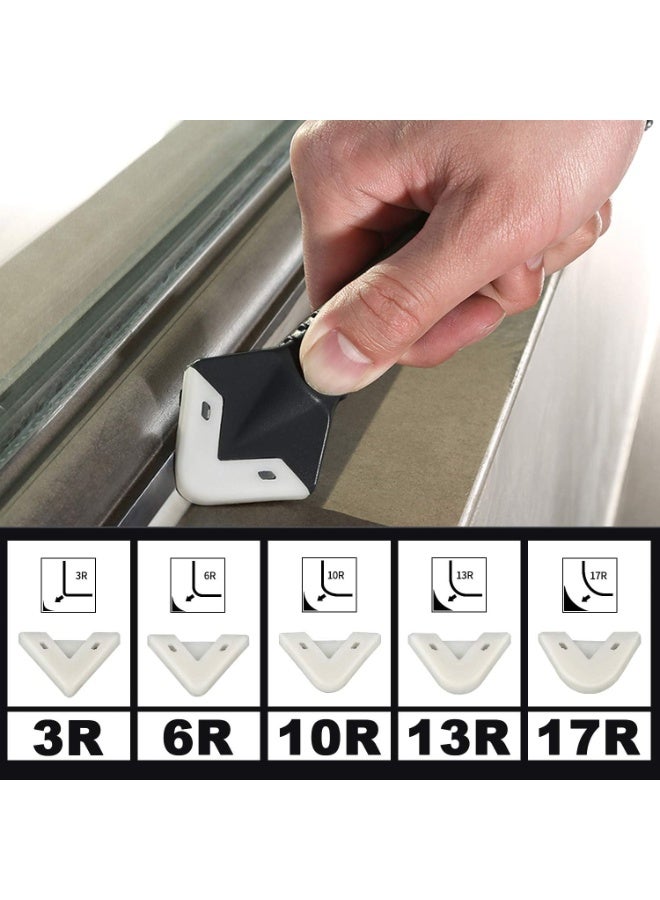 3 in 1 Silicone Caulking Tool Kit with 5 Replaceable Pads, Caulk Remover & Grout Removal Tool, Sealant Finishing Scraper for Kitchen Bathroom Window - Image 5