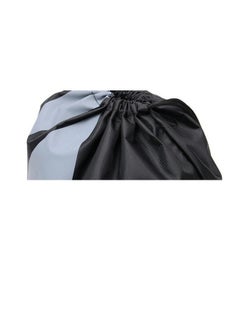 EHOME Drawstring Bags, Bulk Draw String Backpack, Cinch Dacron Bag for Gym Sport,Beach Bag, Sports Bag Black,42*34CM  - Image 4