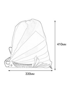 EHOME Drawstring Bags, Bulk Draw String Backpack, Cinch Dacron Bag for Gym Sport,Beach Bag, Sports Bag Black,42*34CM  - Image 5