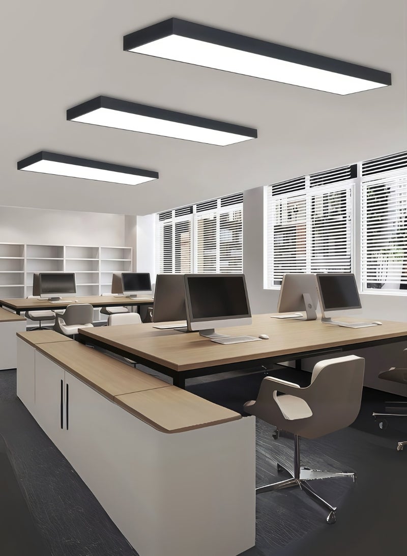 أورالوكسي ثريا 40 وات اضاءة ليد اضاءة سقف اسود اضاءة مكتب مناسبة لغرفة المعيشة وغرفة النوم والدراسة - Image 2