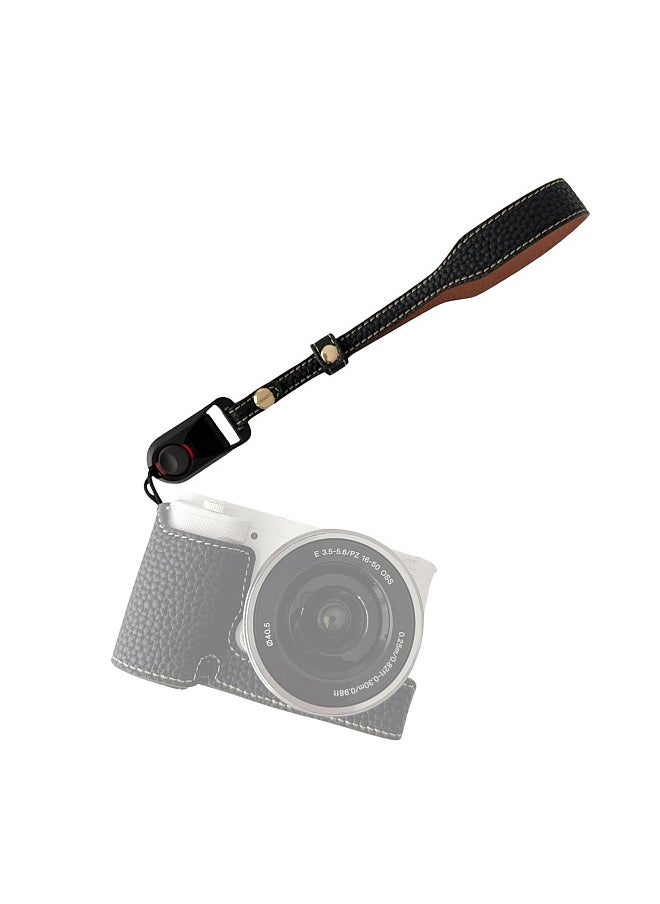 Generic Universal Camera Wrist Strap Synthetic Leather Hand Strap for Camera Wristband Lanyard Replacement for Canon Sony Mirrorless Cameras  - Image 2