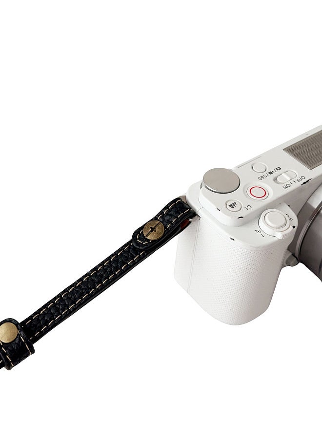 Generic Universal Camera Wrist Strap Synthetic Leather Hand Strap for Camera Wristband Lanyard Replacement for Canon Sony Mirrorless Cameras  - Image 5