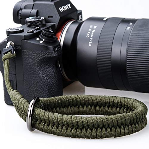 AQAREA Wrist Strap for DSLR/Mirrorless Camera, Quick Release Hand Strap with Safer Connector (Green) - Image 1