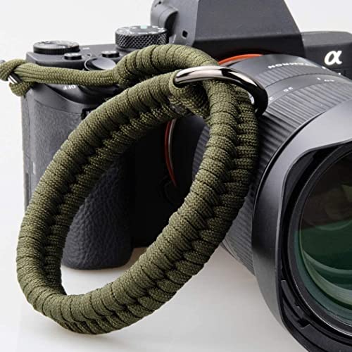 AQAREA Wrist Strap for DSLR/Mirrorless Camera, Quick Release Hand Strap with Safer Connector (Green) - Image 2