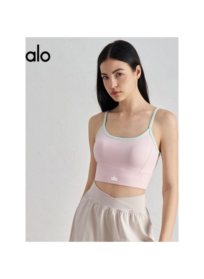 alo Alo Yoga High-Intensity Supportive Sports Bra with Beautiful Back Design  - Image 1