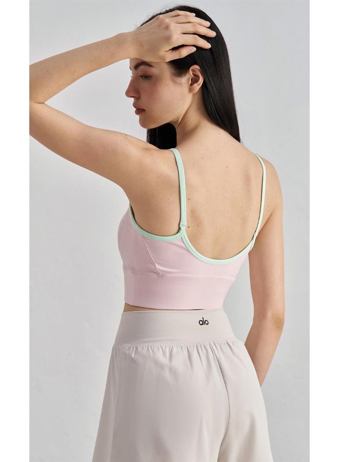 alo Alo Yoga High-Intensity Supportive Sports Bra with Beautiful Back Design  - Image 2