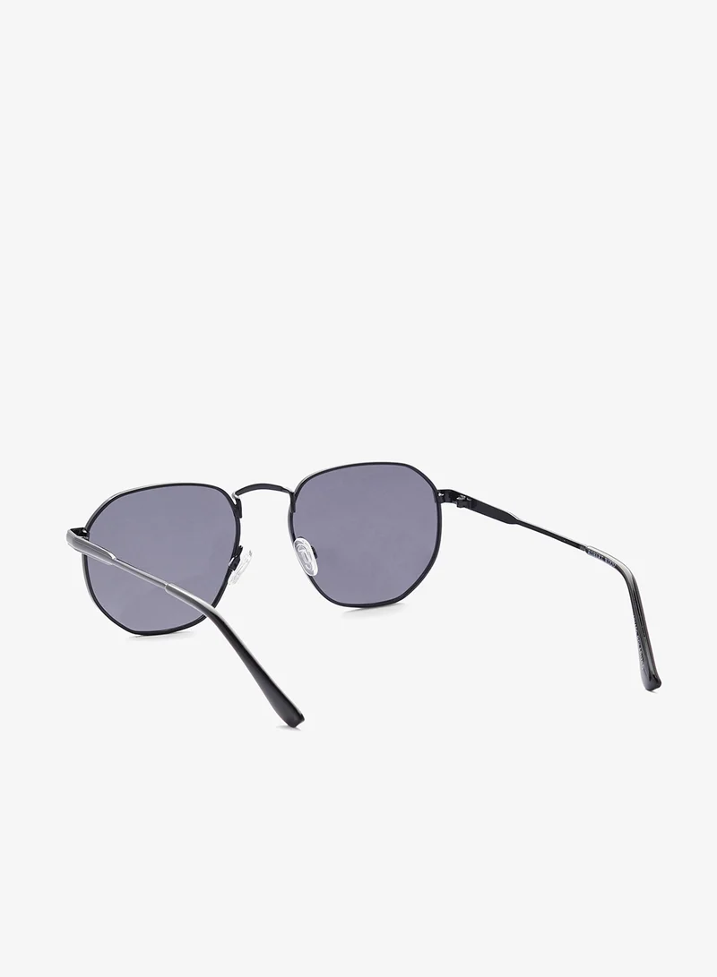 Robert Wood Polarized Lens Square Aviator Sunglasses