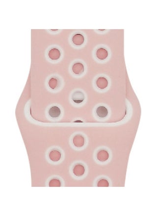 Suitable For Apple Two-color Silicone Nike Strap Nike Hole Apple Iwatch Breathable Sports Watch Strap-Color:24 Pink + White-Specifications:38/40/41mm-L - pzsku/Z1FC7F8D435AF5ECE7617Z/45/1744014774/03ce4c16-ac5e-469d-8aa2-6a1110a54e72