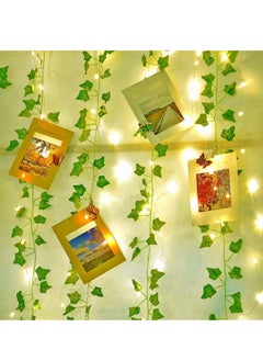 Generic Rattan String Lights Outdoor 100 Led 32.8 FT Realistic Plants String Lights LED Decorative Lights Garland Vines with Lights for Bedroom/Home/Festival/ Wedding /Party Decoration (Battery powered)  - Image 4